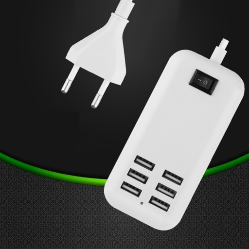 Caricatore da rete 6 porte USB