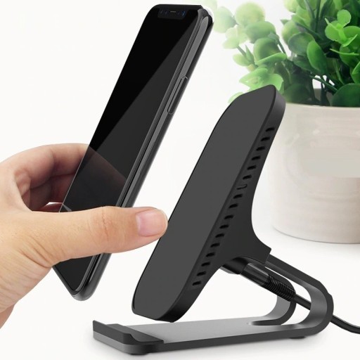 Caricatore wireless con supporto Qi 10 W K819