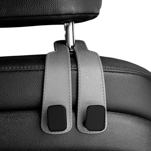 Cârlige pentru tetiera auto 15,8 x 8,2 cm Suport pentru geantă și cârlig pentru geantă de mână Organizator pentru scaun Clips Cârlige practice pentru mașină
