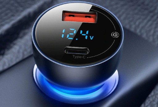 Carregador de carro USB / USB-C 65 W