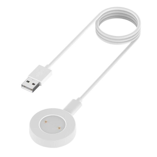 Carregador para relógios inteligentes Huawei Watch e Honor Watch Base de carregamento redonda Cabo USB-C destacável 1 m Dimensões 4,1 x 1,5 cm