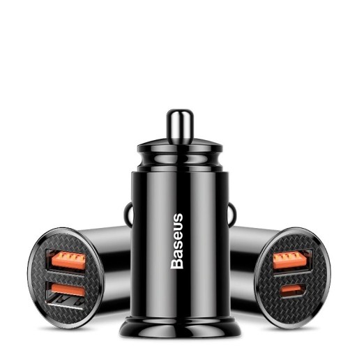 Carregador USB duplo para automóvel