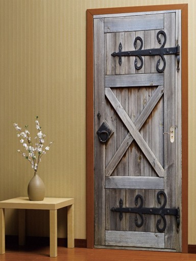 Carta da parati autoadesiva per porte C579