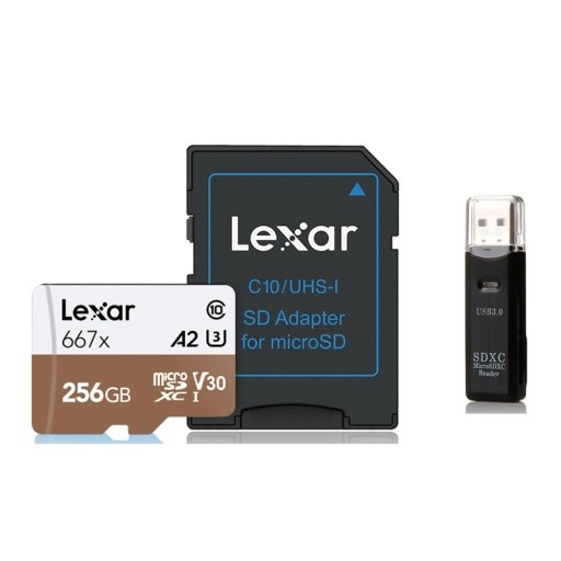 Carte mémoire Micro SDXC avec lecteur USB 3.0