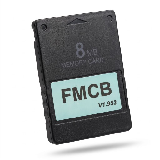 Carte mémoire pour PS2 PlayStation 2 FMCB V1.953 8 Mo Carte mémoire Noire Pour le stockage des positions de jeu Pour la console de jeux PlayStation 2