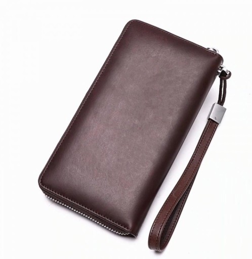 Carteira de couro grande para homem M533