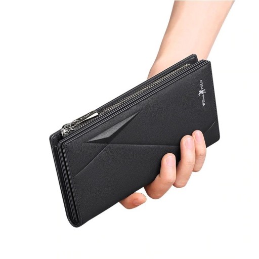 Carteira de couro para homem grande M523