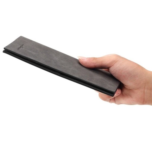 Carteira de pele grande para homem M494