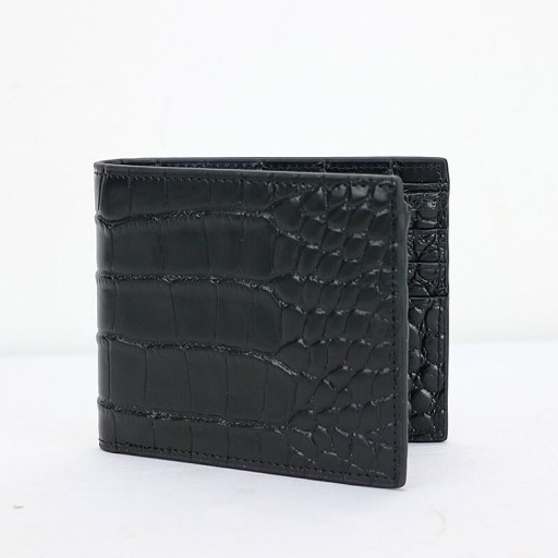 Cartera de hombre con estampado de cocodrilo M619