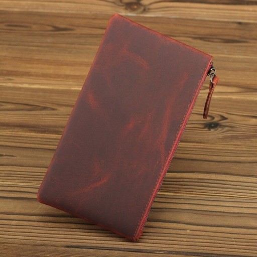 Cartera de piel para hombre grande M606