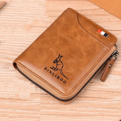 Cartera de piel para hombre M572