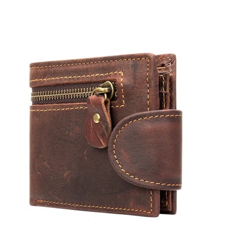 Cartera de piel para hombre pequeña M558