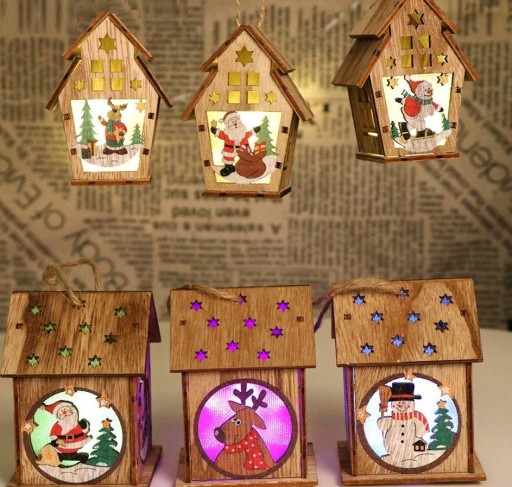 Casa de Natal iluminada