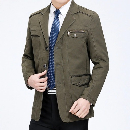 Casaco de botões para homem F377