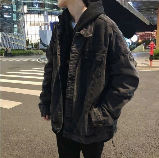 Casaco de ganga masculino F1120