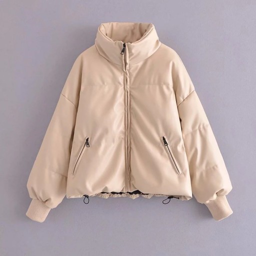 Casaco de Inverno Feminino em Pele Sintética P1589