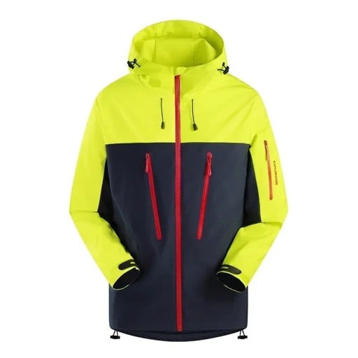 Casaco de Inverno Masculino em Poliéster à Prova de Vento com Capuz para Proteção Invernosa
