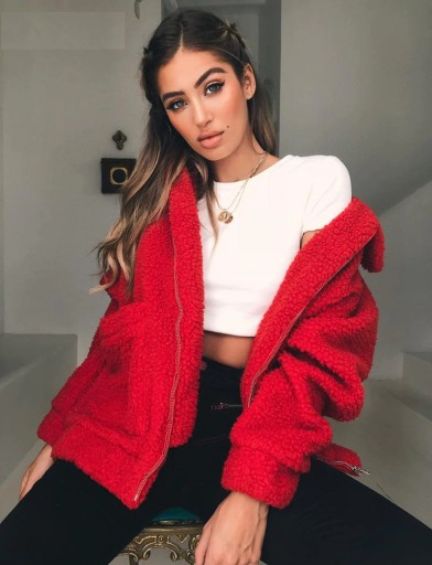 Casaco de malha feminino J3188