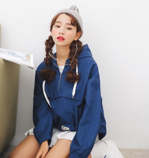 Casaco de primavera feminino em estilo japonês J2789