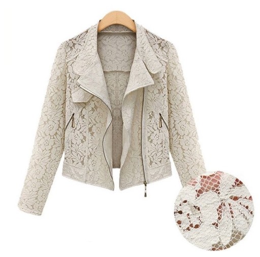 Casaco de renda feminino J1048