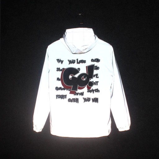 Casaco fluorescente masculina - Branca