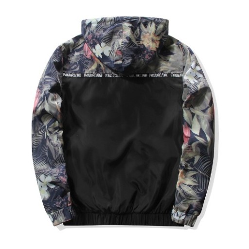 Casaco masculina de primavera/ outono com flores J937