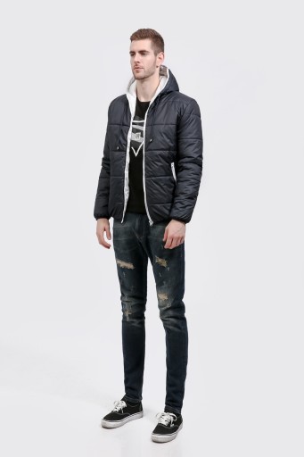 Casaco masculino com capuz J2043
