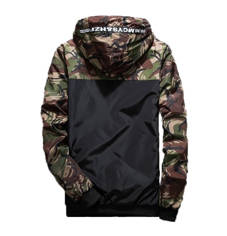 Casaco masculino com padrão militar J2042