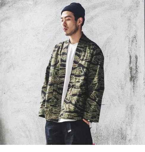 Casaco táctico masculino em estilo japonês J1454