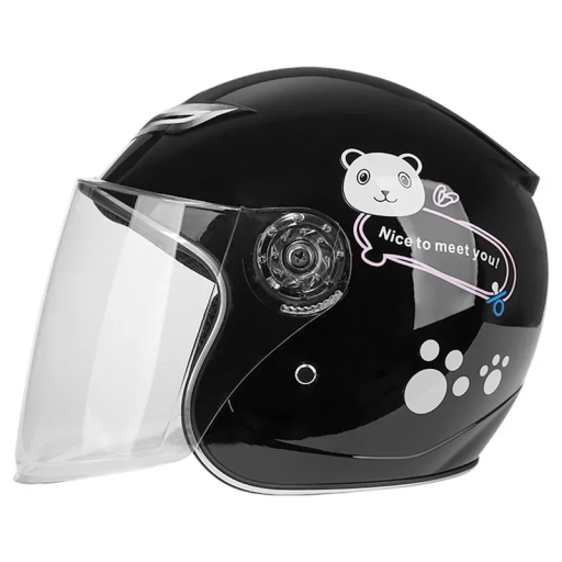 Cască de motocicletă rabatabilă pentru copii 5-12 ani Cască de protecție pentru motociclete Dimensiuni 23 x 27 x 20 cm Plastic PP sigur