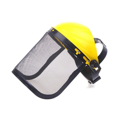 Cască de protecție cu mască integrală din plasă Bandă de susținere reglabilă Bandă antitranspirație Protecție facială la locul de muncă
