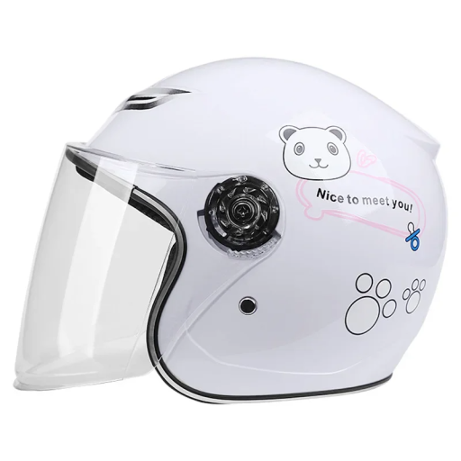 Casco da motocicletta per bambini apribile 5–12 anni Casco protettivo per moto Dimensioni 23 x 27 x 20 cm Plastica PP sicura Imbottitura confortevole