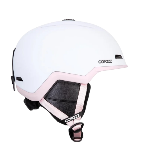 Casco da sci unisex con circonferenza regolabile in ABS e schiuma EPS foderato in cotone caldo per sci