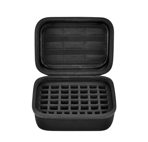 Case for USB Flash Drives and SD Cards Neutral Colour Portable Organiser with Compartments for Digital Media Protective Case for Travel and Office