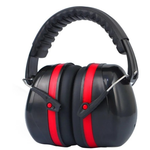 Casque anti-bruit professionnel Protection auditive Protection des oreilles Bandeau réglable SNR 35dB Réduction du bruit 105 dBA Conception confortable