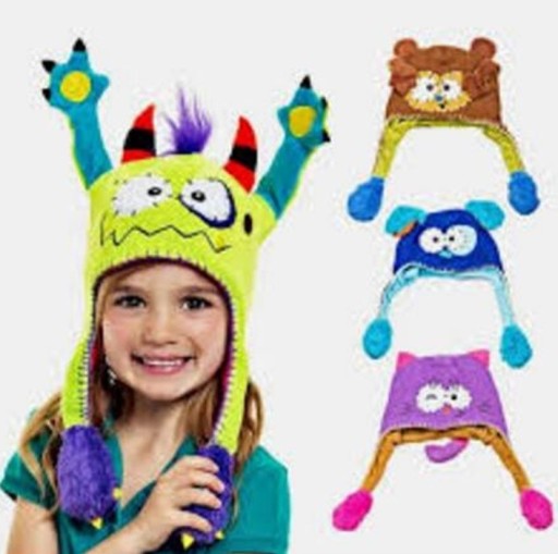 Casquette d'enfant amusante avec visage