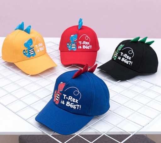 Casquette d'enfant avec dinosaure
