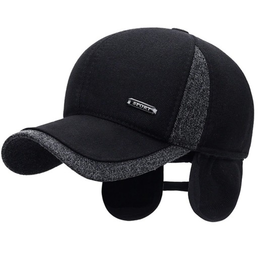Casquette d'hiver pour homme avec des protège-oreilles