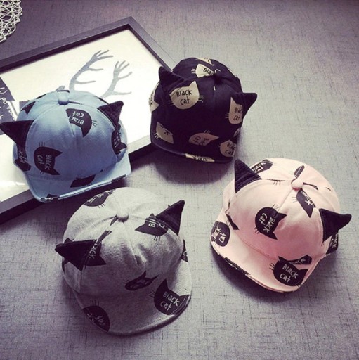 Casquette pour enfant en forme de chat J2458