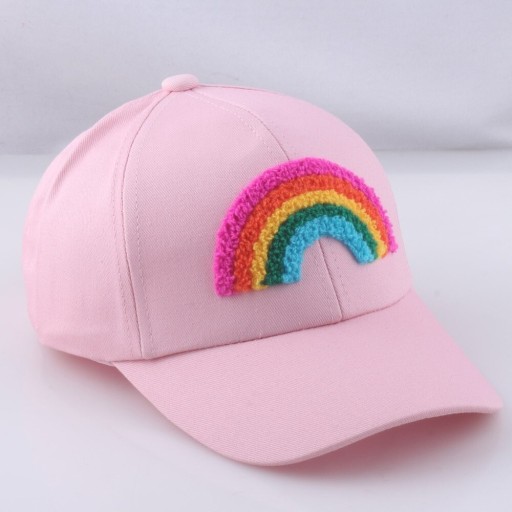 Casquette pour enfants avec arc-en-ciel