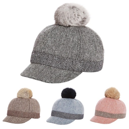 Casquette pour enfants avec pompon Callum