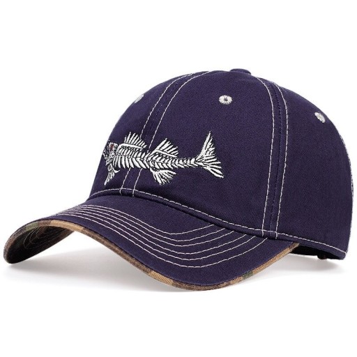 Casquette pour homme avec poisson