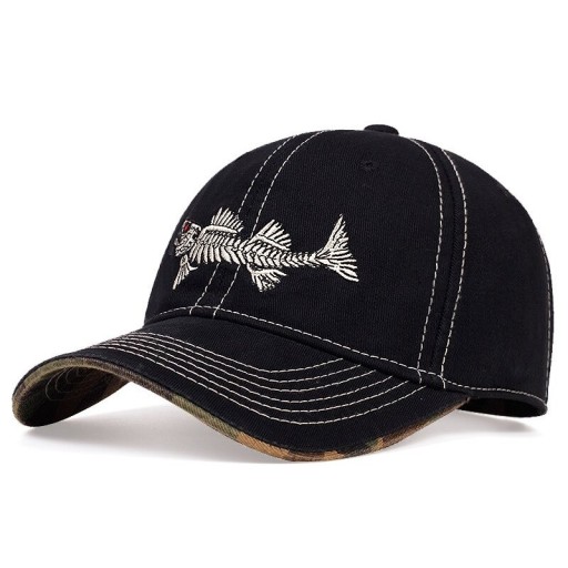 Casquette pour homme avec poisson