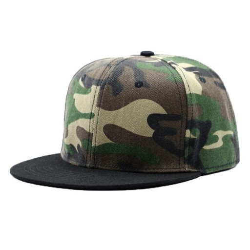 Casquette snapback camouflage