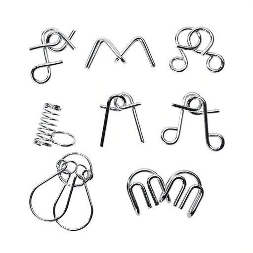 Casse-tête en métal 8 pièces