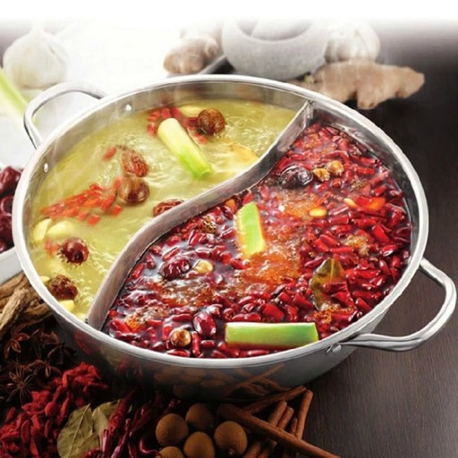 Casserole avec séparateur