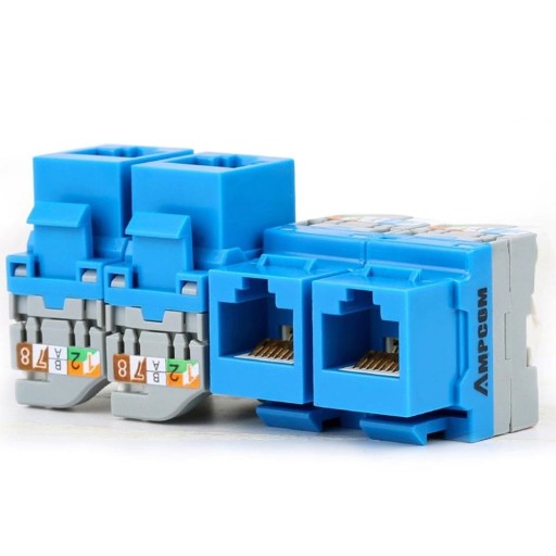 CAT 5e RJ45 hun hjørneterminal 2 stk.