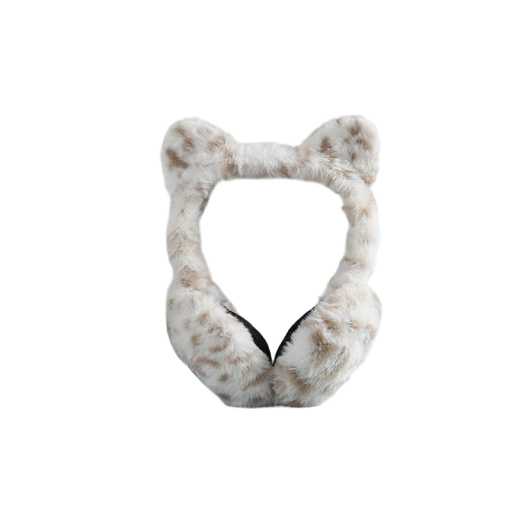 Cat Motif Ear Warmers