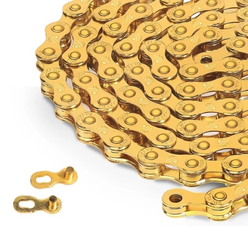 Catena a 8 velocità per bicicletta 1/2" x 3/32" 116 maglie con giunto rapido compatibile MTB strada Shimano Sram