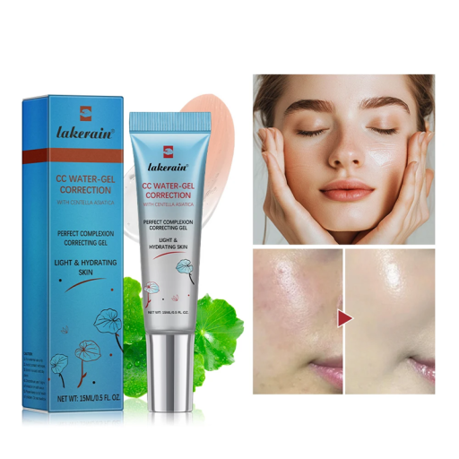 CC-Creme auf Wasserbasis 15 ml Feuchtigkeitsspendende getönte Creme mit leichter Textur Hautpflege Deckt Unreinheiten ab Hautaufhellung